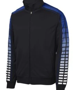 Sport-Tek Men's Dot Sublimation Tricot Track Jacket 23 Sport-Tek Men's Dot Sublimation Tricot Track Jacket -Bulkthreads store 123475940