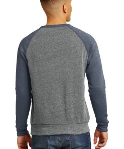 Alternative Men's Champ Colorblock Eco-Fleece Sweatshirt -Bulkthreads store 123476523
