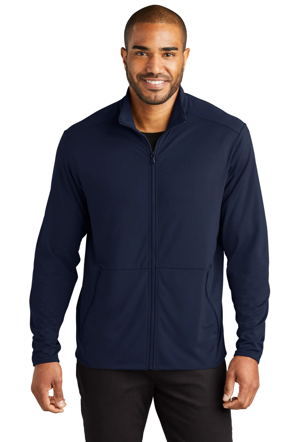 Port Authority Men's Accord Stretch Fleece Full-Zip 2 Port Authority Men's Accord Stretch Fleece Full-Zip - Image 2