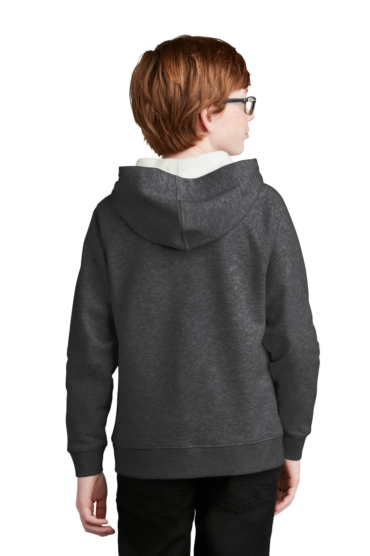 Sport-Tek Youth Drive Fleece Pullover Hoodie 3 Sport-Tek Youth Drive Fleece Pullover Hoodie - Image 3