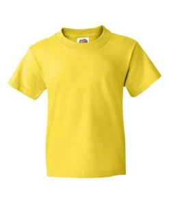 Fruit Of The Loom HD Cotton Youth Short Sleeve T-Shirt -Bulkthreads store 134475987.