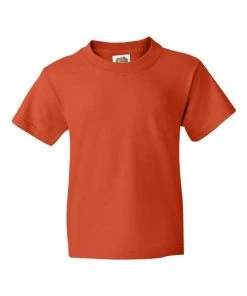 Fruit Of The Loom HD Cotton Youth Short Sleeve T-Shirt -Bulkthreads store 134476375.