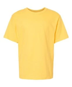 M&O Youth Gold Soft Touch T-Shirt -Bulkthreads store 134479915.