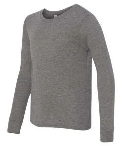 BELLA + CANVAS Youth Jersey Long Sleeve Tee -Bulkthreads store 134480756.