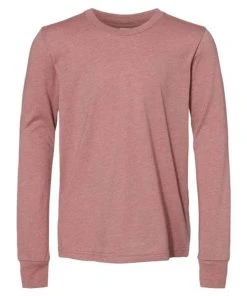 BELLA + CANVAS Youth Jersey Long Sleeve Tee -Bulkthreads store 134480765.