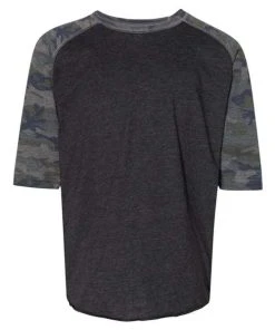 LAT Youth Baseball Fine Jersey Three-Quarter Sleeve Tee -Bulkthreads store 134481136.