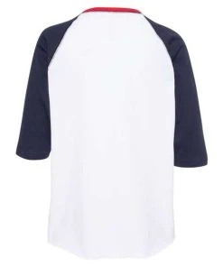 LAT Youth Baseball Fine Jersey Three-Quarter Sleeve Tee -Bulkthreads store 134481157.