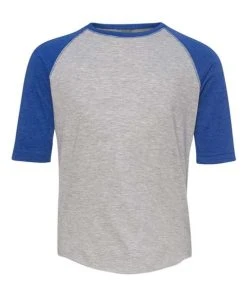 LAT Youth Baseball Fine Jersey Three-Quarter Sleeve Tee -Bulkthreads store 134481186.