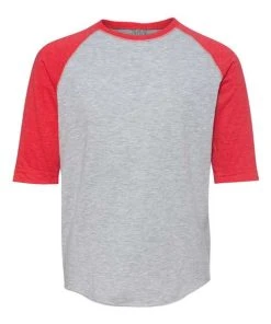LAT Youth Baseball Fine Jersey Three-Quarter Sleeve Tee -Bulkthreads store 134481788.