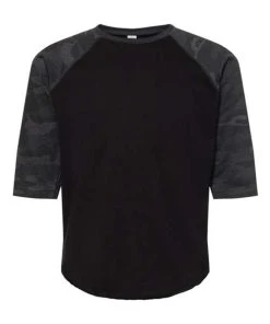 LAT Youth Baseball Fine Jersey Three-Quarter Sleeve Tee -Bulkthreads store 134481815.