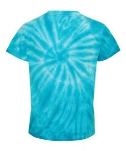 Dyenomite Youth Cyclone Vat-Dyed Pinwheel Short Sleeve T-Shirt -Bulkthreads store 134481883.