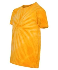 Dyenomite Youth Cyclone Vat-Dyed Pinwheel Short Sleeve T-Shirt -Bulkthreads store 134481894.