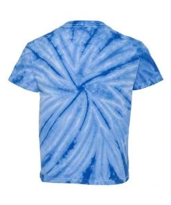 Dyenomite Youth Cyclone Vat-Dyed Pinwheel Short Sleeve T-Shirt -Bulkthreads store 134481939.