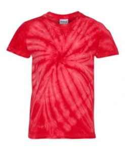 Dyenomite Youth Cyclone Vat-Dyed Pinwheel Short Sleeve T-Shirt -Bulkthreads store 134482071.