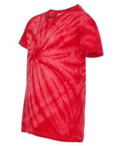 Dyenomite Youth Cyclone Vat-Dyed Pinwheel Short Sleeve T-Shirt -Bulkthreads store 134482072.