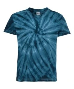 Dyenomite Youth Cyclone Vat-Dyed Pinwheel Short Sleeve T-Shirt -Bulkthreads store 134482099.