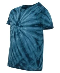 Dyenomite Youth Cyclone Vat-Dyed Pinwheel Short Sleeve T-Shirt -Bulkthreads store 134482100.