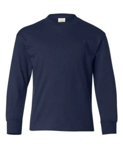 Hanes Authentic Youth Long Sleeve T-Shirt -Bulkthreads store 134482813.