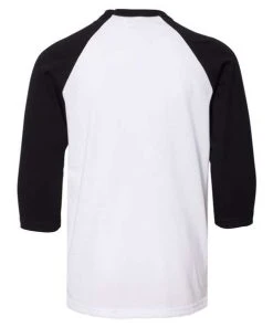 BELLA + CANVAS Youth Three-Quarter Sleeve Baseball Tee -Bulkthreads store 134482964.