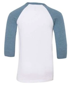 BELLA + CANVAS Youth Three-Quarter Sleeve Baseball Tee -Bulkthreads store 134482985.