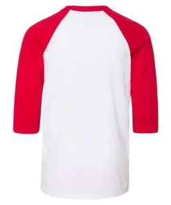 BELLA + CANVAS Youth Three-Quarter Sleeve Baseball Tee -Bulkthreads store 134482992.