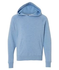 Independent Trading Co. Youth Special Blend Raglan Hooded Sweatshirt -Bulkthreads store 134503953.