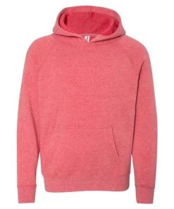 Independent Trading Co. Youth Special Blend Raglan Hooded Sweatshirt -Bulkthreads store 134503957.