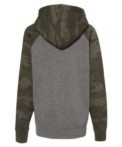 Independent Trading Co. Youth Special Blend Raglan Hooded Sweatshirt -Bulkthreads store 134503990.