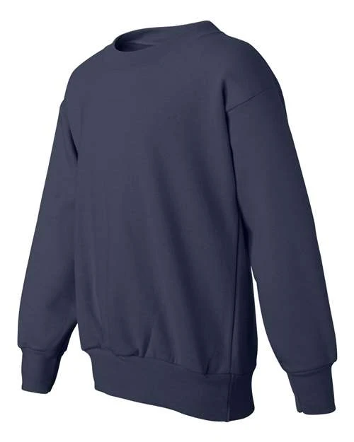 Hanes Youth Ecosmart® Crewneck Sweatshirt 8 Hanes Youth Ecosmart® Crewneck Sweatshirt - Image 8