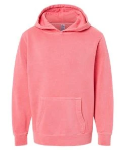 Independent Trading Co. Youth Midweight Pigment-Dyed Hooded Sweatshirt -Bulkthreads store 134504171.