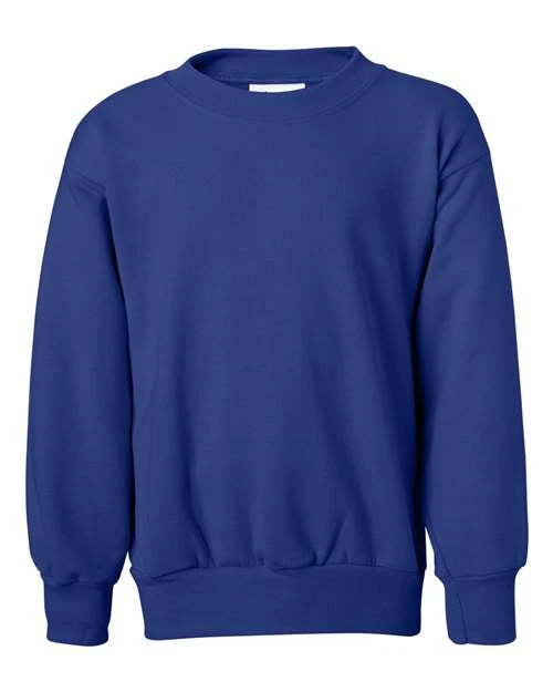 Hanes Youth Ecosmart® Crewneck Sweatshirt 4 Hanes Youth Ecosmart® Crewneck Sweatshirt - Image 4