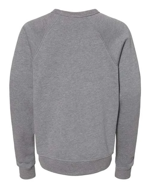 BELLA + CANVAS Youth Sponge Fleece Crewneck Sweatshirt 9 BELLA + CANVAS Youth Sponge Fleece Crewneck Sweatshirt - Image 9