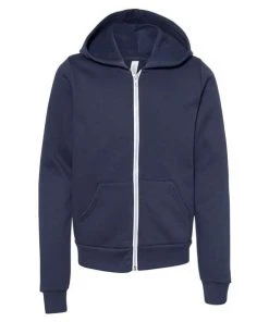 BELLA + CANVAS Youth Sponge Fleece Full-Zip Hoodie 14 BELLA + CANVAS Youth Sponge Fleece Full-Zip Hoodie -Bulkthreads store 134504877.