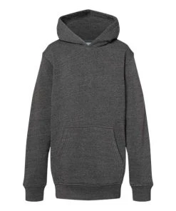 J. America Youth Triblend Fleece Hooded Sweatshirt -Bulkthreads store 134505069.