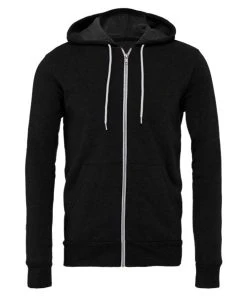Bella + Canvas BELLA+CANVAS Men's Sponge Fleece Full-Zip Hoodie. BC3739 1 Of 3 -Bulkthreads store 134566290.