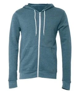 Bella + Canvas BELLA+CANVAS Men's Sponge Fleece Full-Zip Hoodie. BC3739 2 Of 3 -Bulkthreads store 134574829.