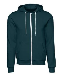 Bella + Canvas BELLA+CANVAS Men's Sponge Fleece Full-Zip Hoodie. BC3739 2 Of 3 -Bulkthreads store 134576779.