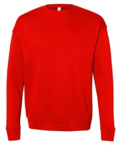 BELLA + CANVAS Men's Sponge Fleece Drop Shoulder Crewneck Sweatshirt -Bulkthreads store 134589600.