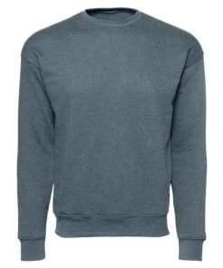 BELLA + CANVAS Men's Sponge Fleece Drop Shoulder Crewneck Sweatshirt -Bulkthreads store 134590353.