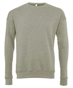 BELLA + CANVAS Men's Sponge Fleece Drop Shoulder Crewneck Sweatshirt -Bulkthreads store 134590411.