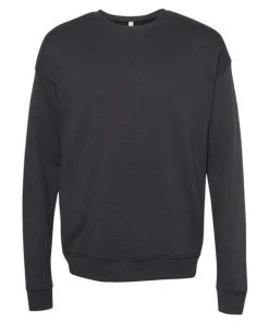 BELLA + CANVAS Men's Sponge Fleece Drop Shoulder Crewneck Sweatshirt -Bulkthreads store 134590413.
