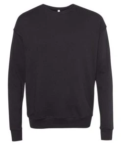 BELLA + CANVAS Men's Sponge Fleece Drop Shoulder Crewneck Sweatshirt -Bulkthreads store 134591103.