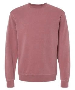 Independent Trading Co. Unisex Midweight Pigment-Dyed Crewneck Sweatshirt -Bulkthreads store 134592387.