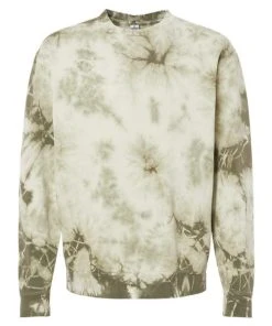 Independent Trading Co. Men's Midweight Tie-Dyed Sweatshirt -Bulkthreads store 134606242.