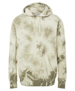 Independent Trading Co. Men's Midweight Tie-Dyed Hooded Sweatshirt -Bulkthreads store 134606538.