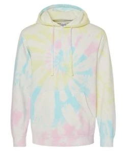 Independent Trading Co. Men's Midweight Tie-Dyed Hooded Sweatshirt -Bulkthreads store 134606762.