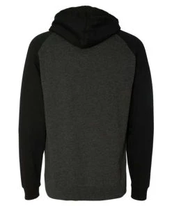 Independent Trading Co. Raglan Hooded Sweatshirt -Bulkthreads store 134608605.