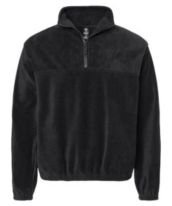 Burnside Polar Fleece Quarter-Zip Pullover -Bulkthreads store 134608747.