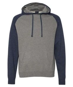 Independent Trading Co. Raglan Hooded Sweatshirt -Bulkthreads store 134608751.