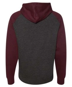 Independent Trading Co. Raglan Hooded Sweatshirt -Bulkthreads store 134608785.